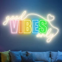 Neon Verlichting good vibes only Neon Sign