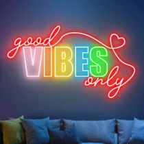 Neon Verlichting good vibes only Neon Sign